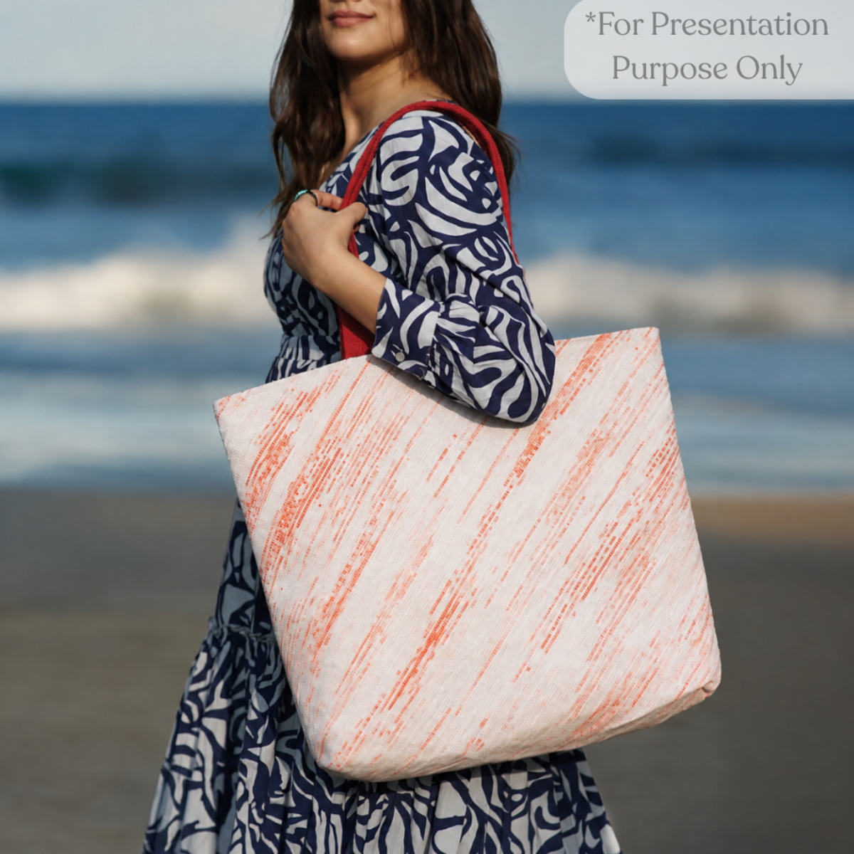 Upcycled Handcrafted Beach Bag (BB0826-007)