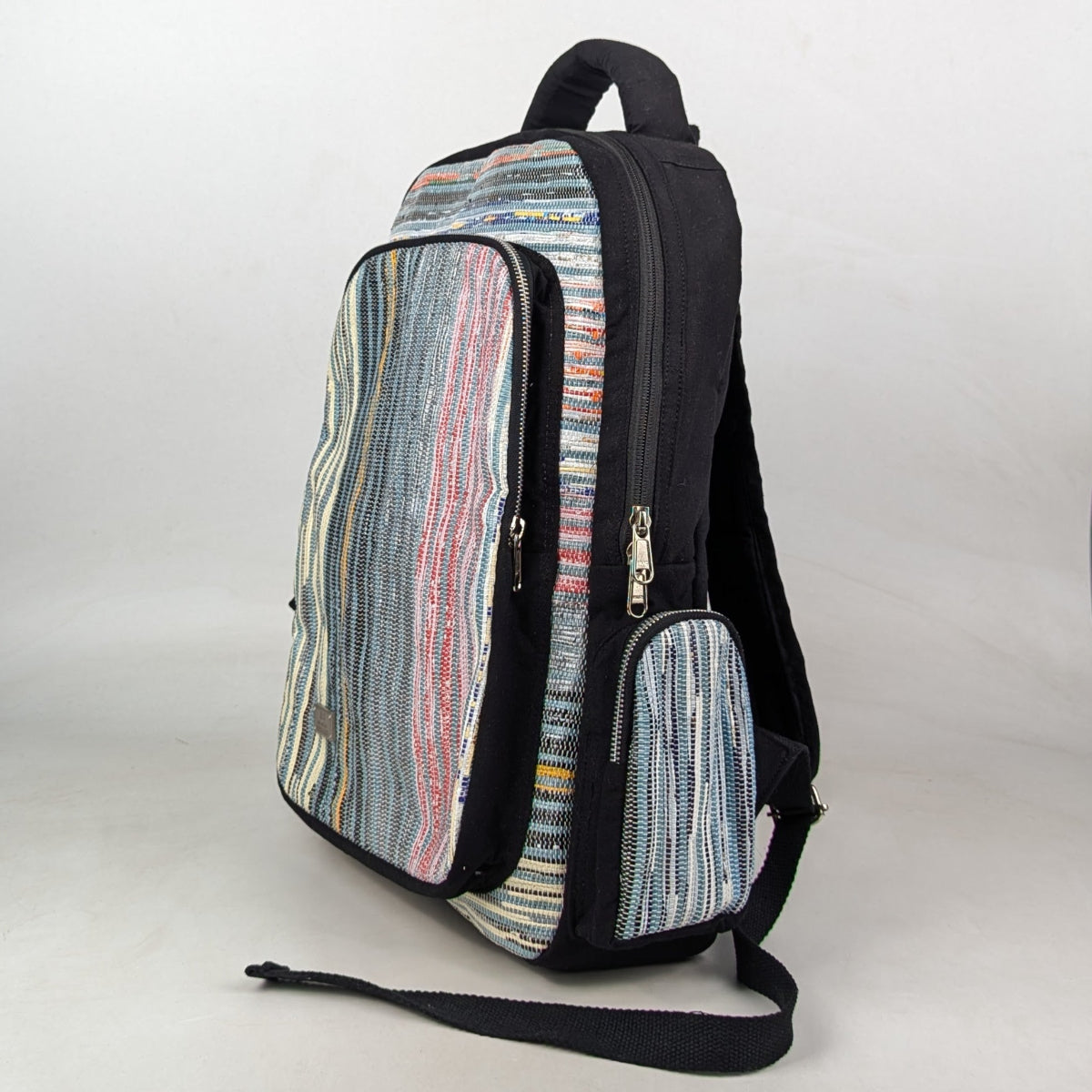 Upcycled Handcrafted Commuter Backpack (CBP0626-010) PS_W