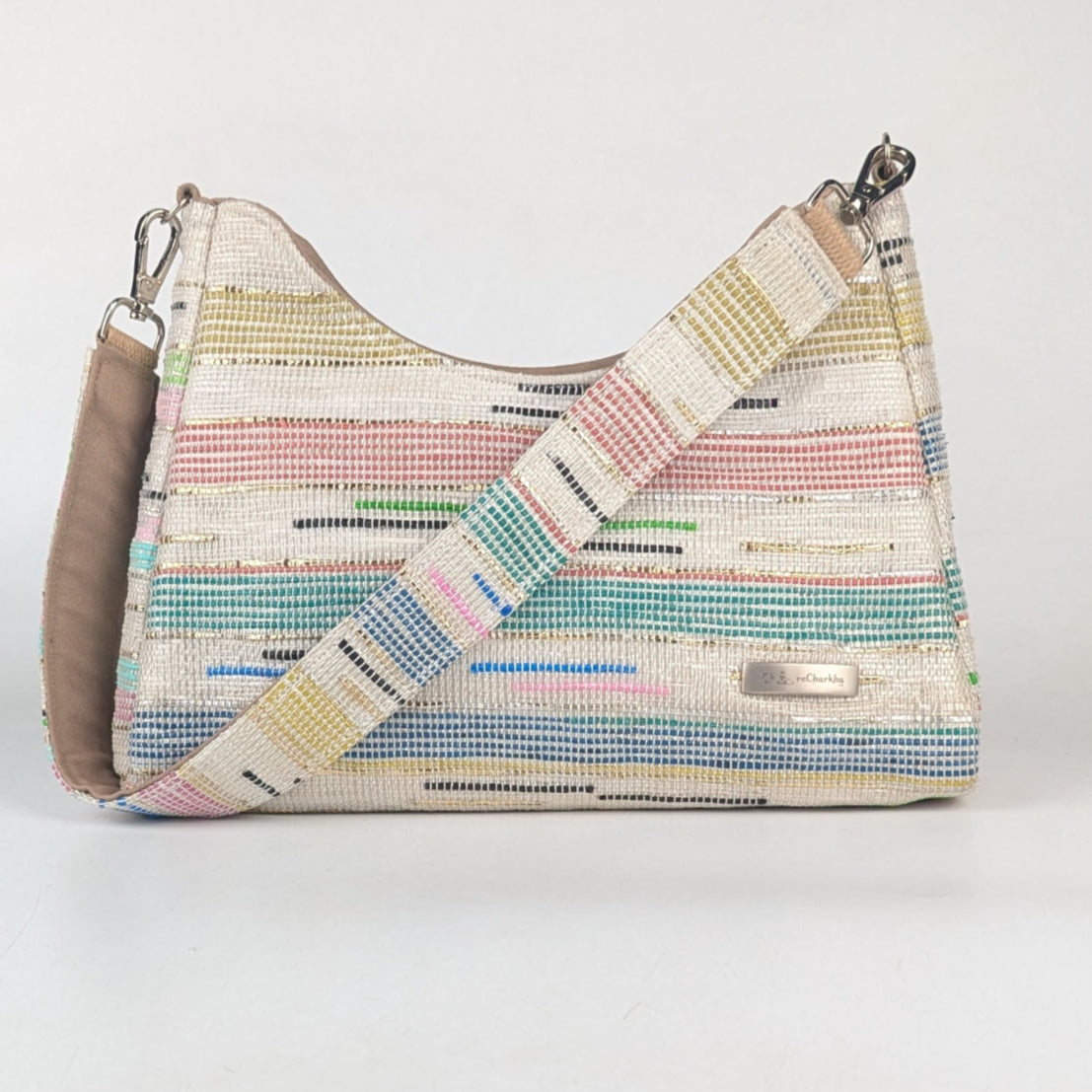Upcycled Handcrafted Designer Baguette Bag (BTBD0625-002) PS_W