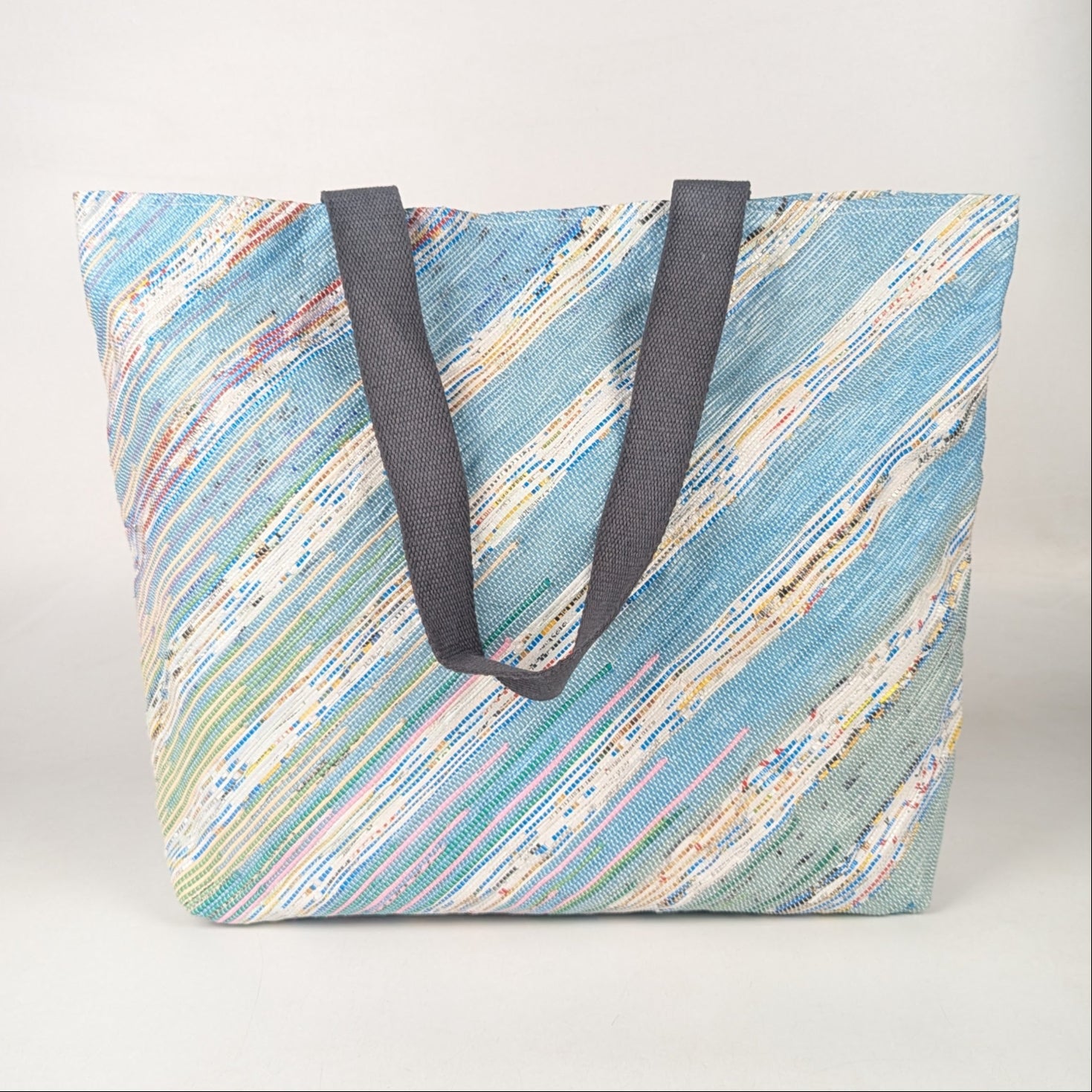 Upcycled Handcrafted Designer Beach Bag (BBD0625-006) PS_W