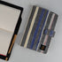 Cassett tape stripes Upcycled Handcrafted Executive Diary Cover (EDC0325-008) PS_W