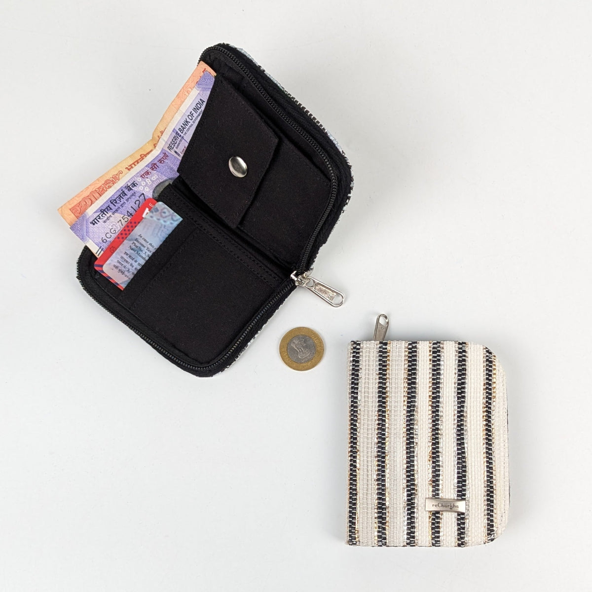 Exclusive Upcycled Handcrafted D Wallet (DW0926-020)