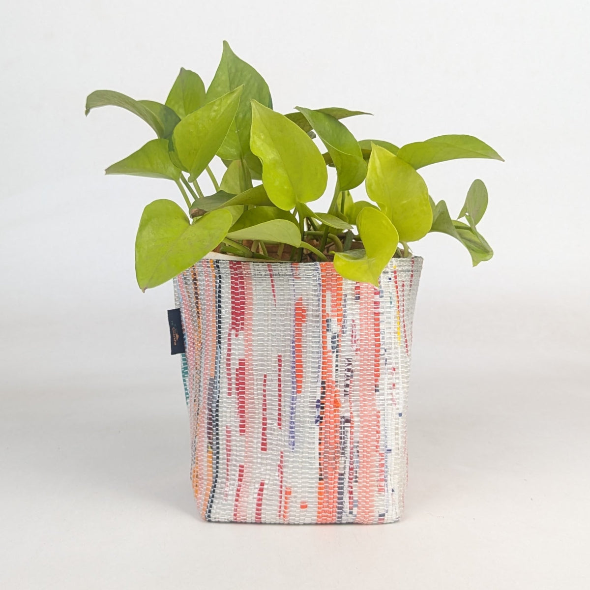 Handwoven Upcycled Small Grow Pot (GPS0226-003) PS_W