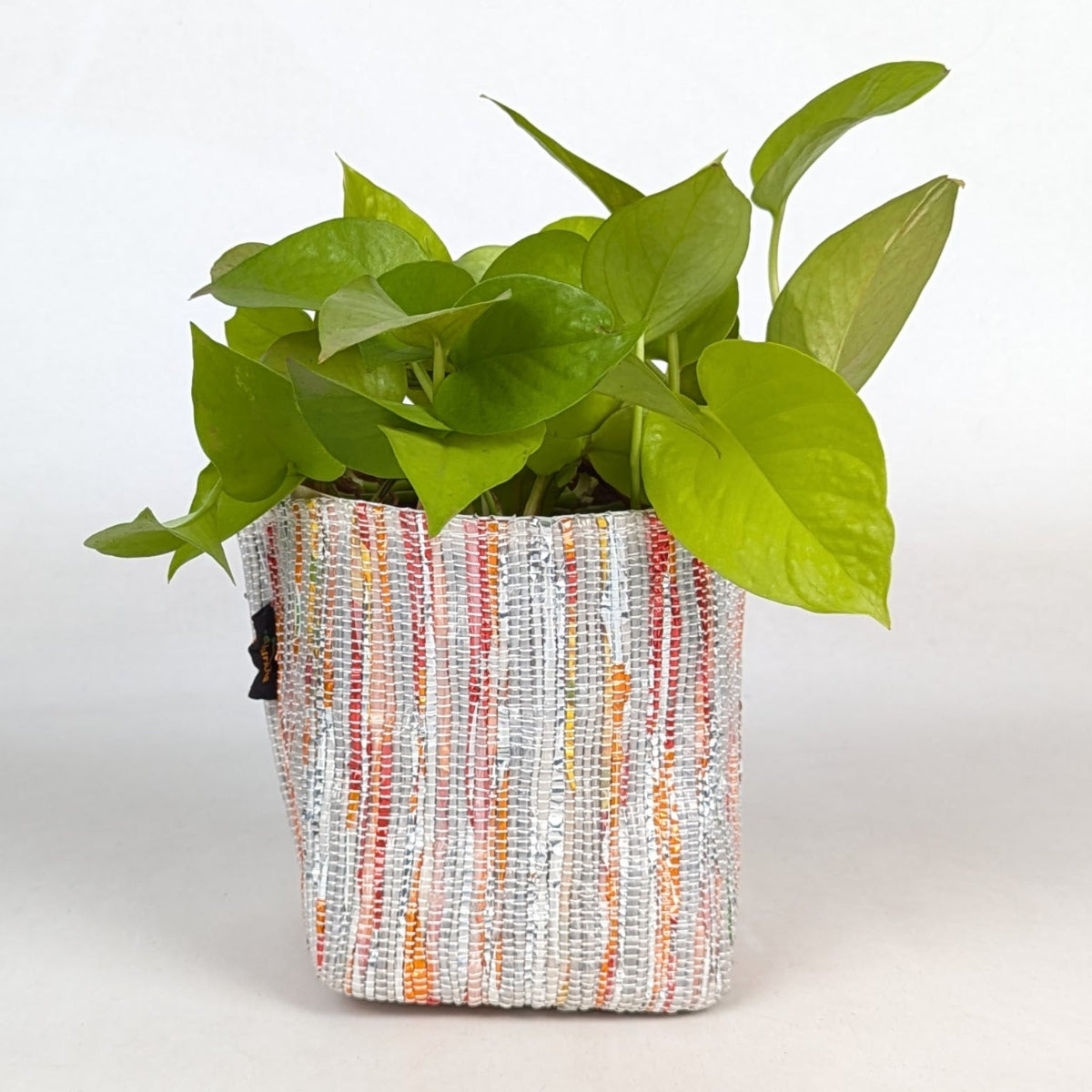 Handwoven Upcycled Small Grow Pot (GPS0426-002) PS_W