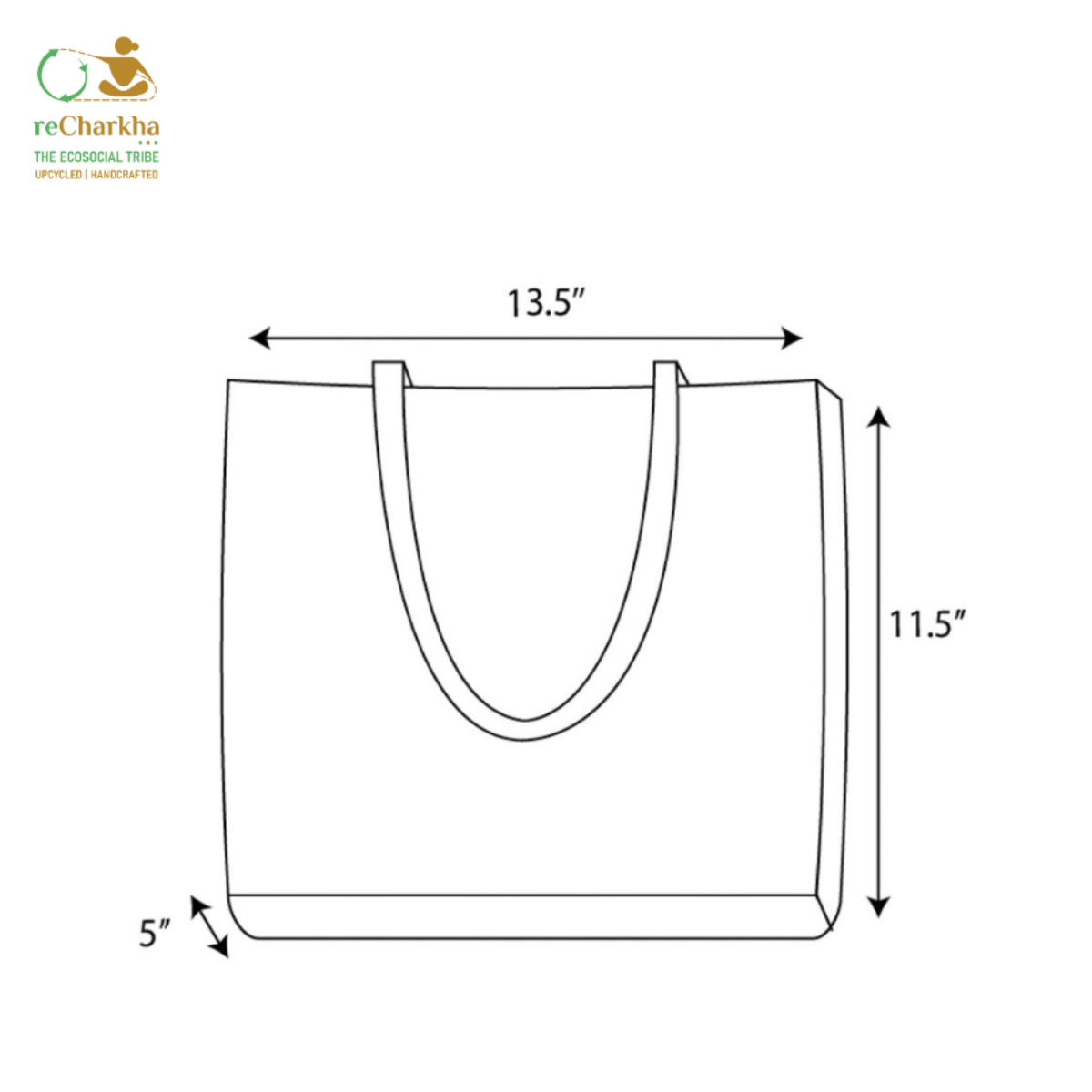 Upcycled Handcrafted Lunch Bag (LB0826-003)