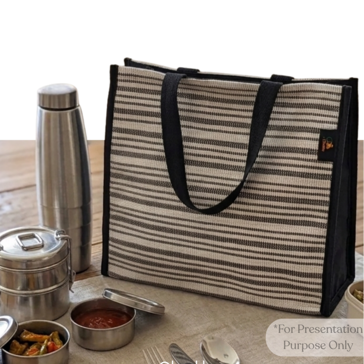 Upcycled Handcrafted Lunch Bag (LB0826-003)