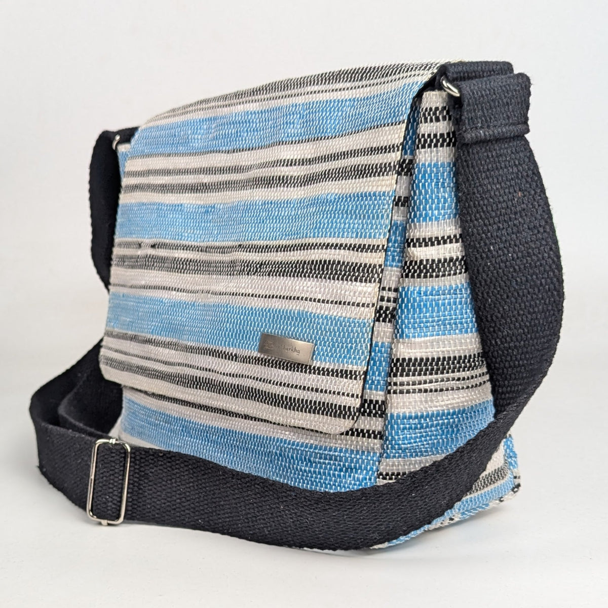 Upcycled Handcrafted Messenger Bag (MB0126-002) PS_W