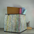 Multicolored Lays Plastic Wrappers Upcycled Handwoven Collapsible Storage Basket Big (CSBB0324-103)