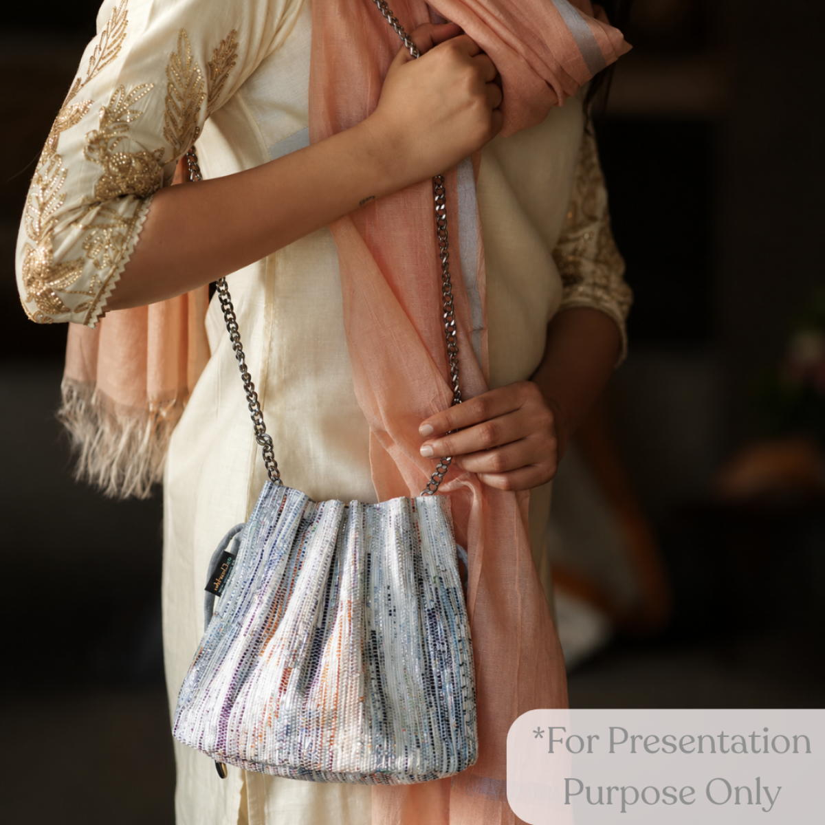 Upcycled Handcrafted Potli Sling (PS0626-002)