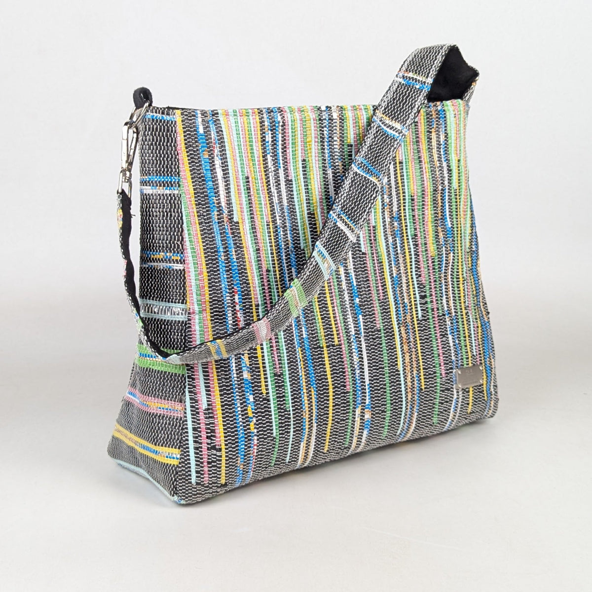 Upcycled Handcrafted Designer Trapeze Tote (TTD0426-001) PS_W