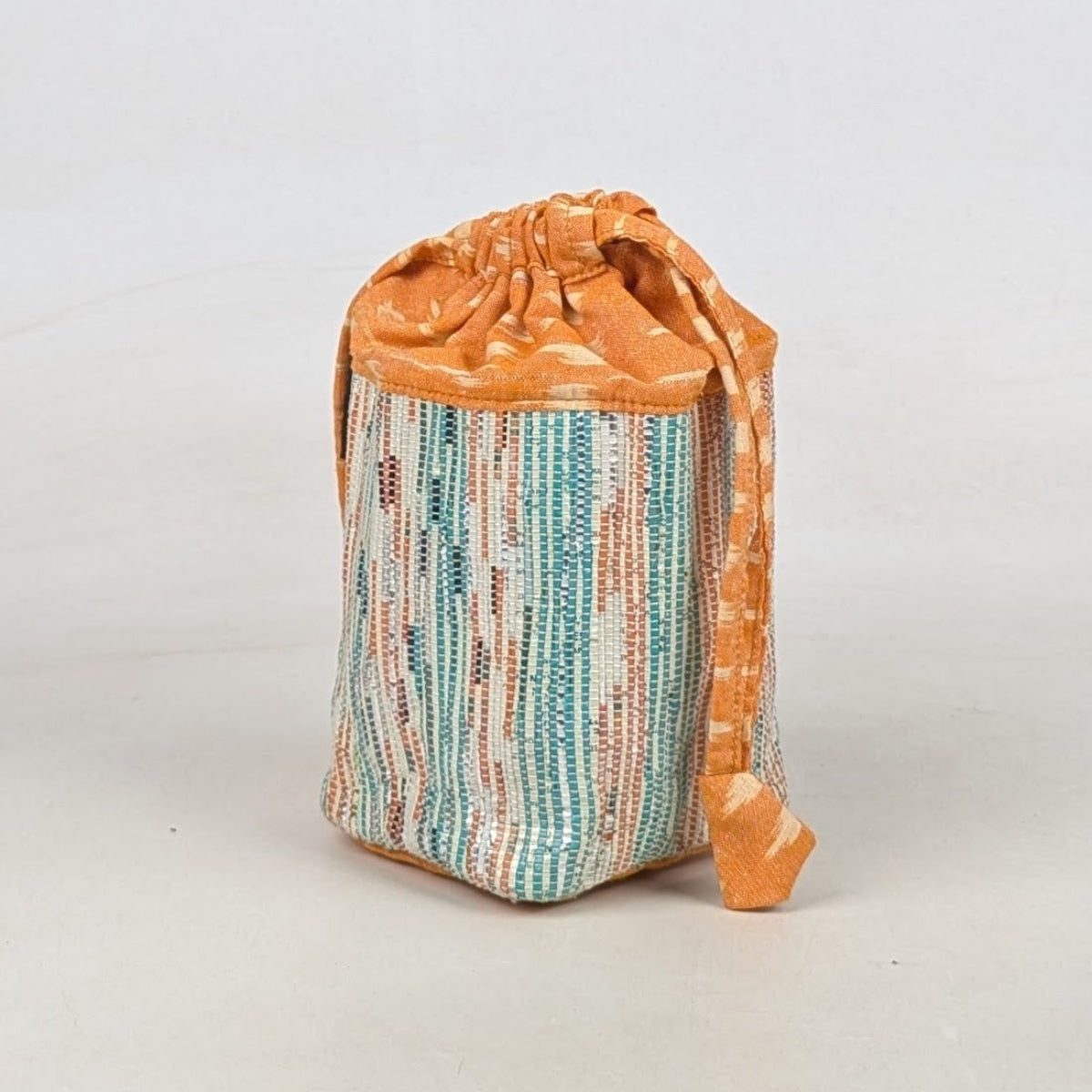 Upcycled Handcrafted Potli Bag (P0626-003)