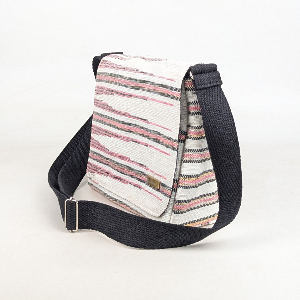 Upcycled Handcrafted Designer Messenger Bag (MBD0726-004)