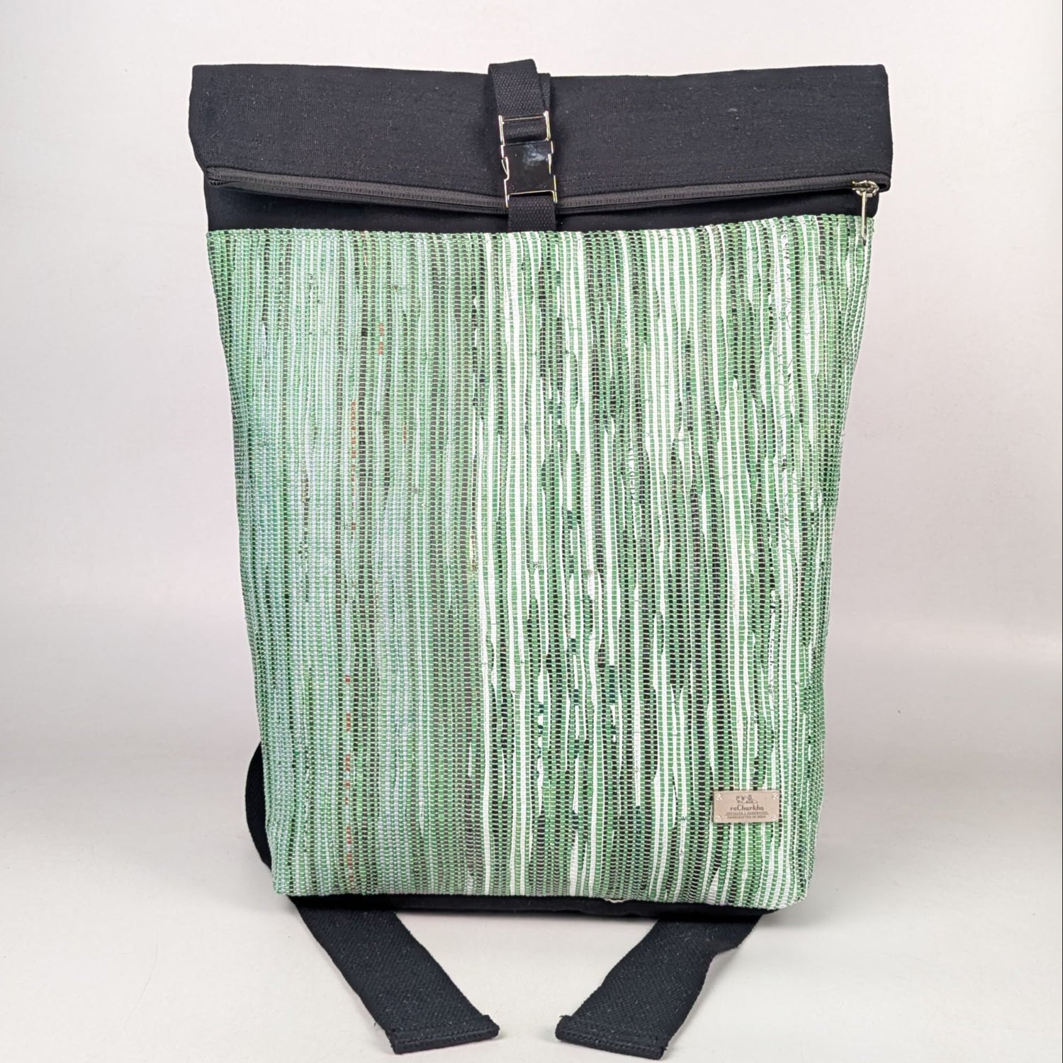 Upcycled Handcrafted Spartan Backpack (SBP0925-018) PS_W