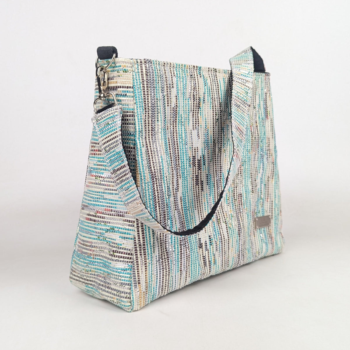 Upcycled Handcrafted Trapeze Tote (TT0226-001) PS_W