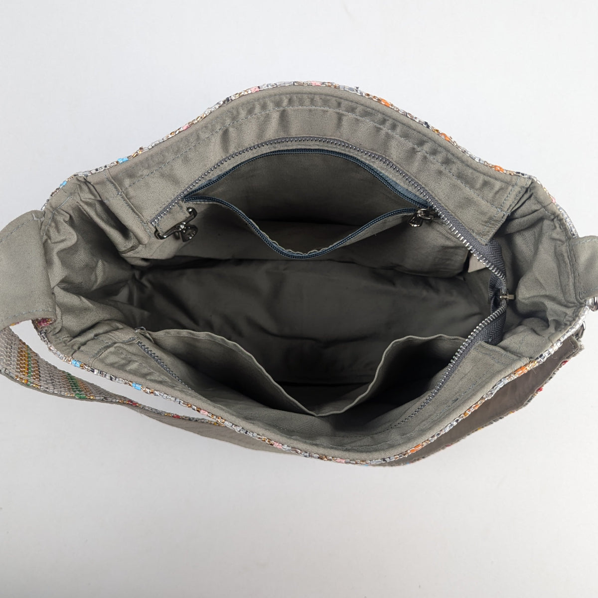 Upcycled Handcrafted Trapeze Tote (TT0226-014) PS_W