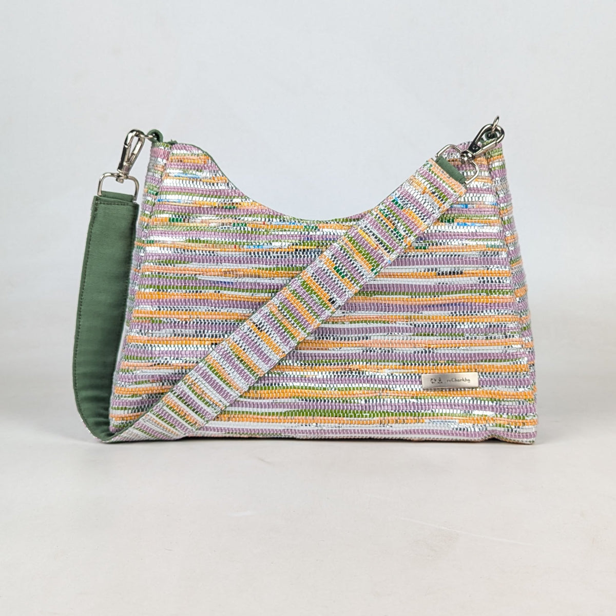 Upcycled Handcrafted Baguette Bag (BTB0326-009) PS_W
