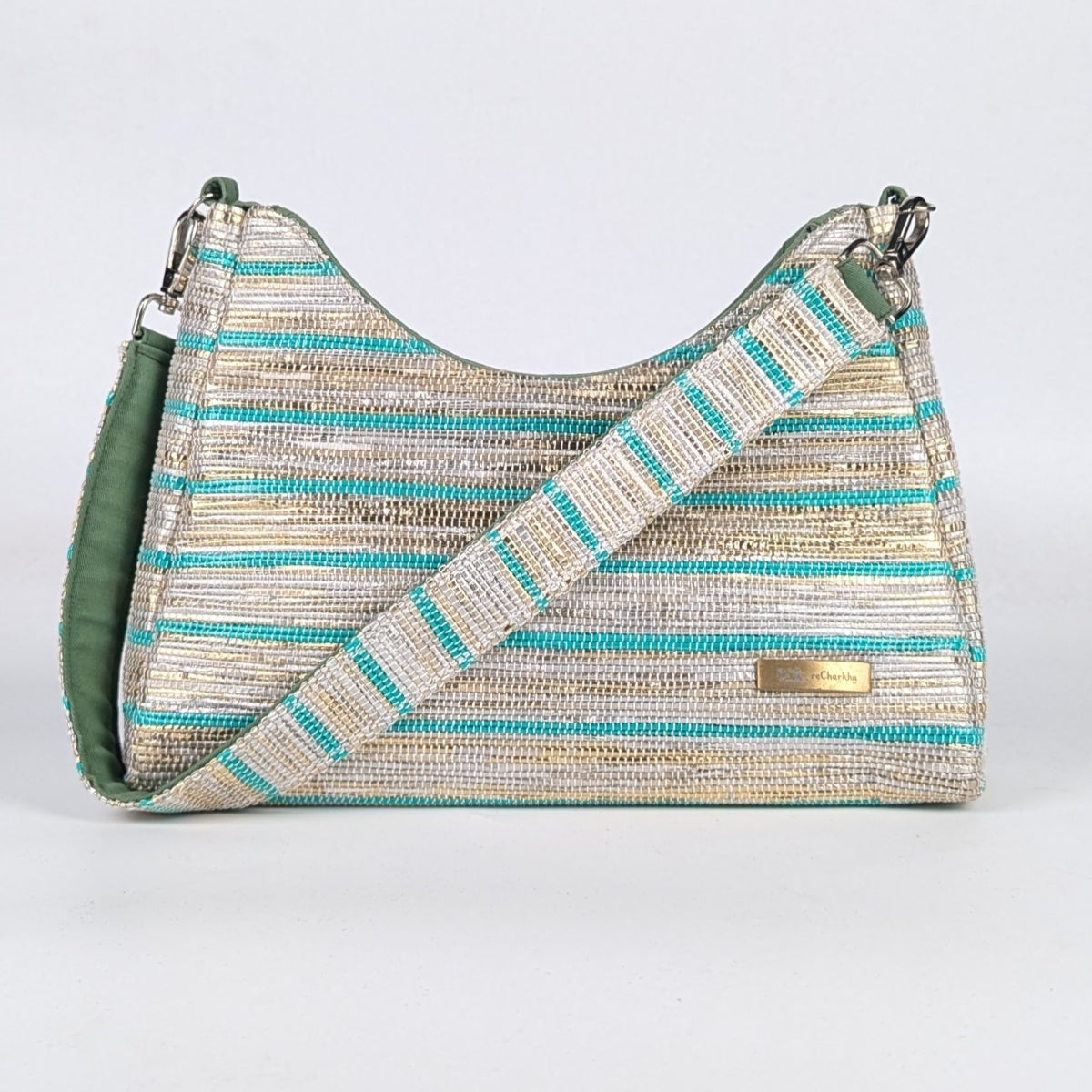 Upcycled Handcrafted Baguette Bag (BTB1125-007) PS_W