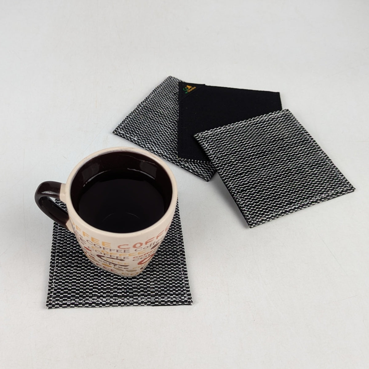 Upcycled Handcrafted Coaster (C1025-005) PS_W