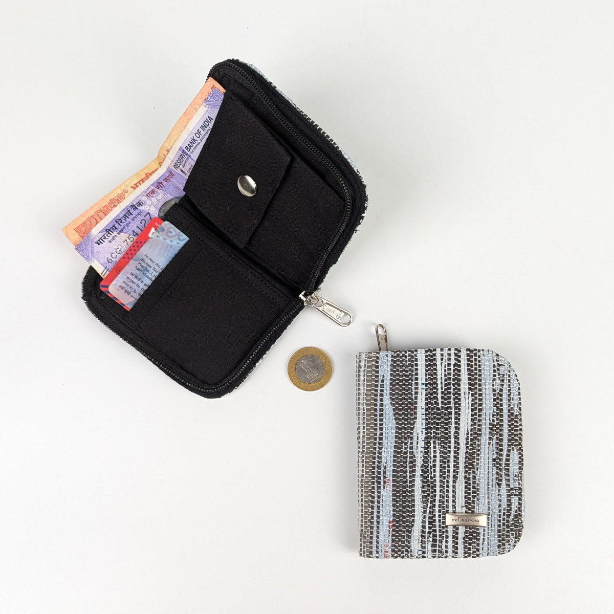 Upcycled Handcrafted D Wallet (DW0926-001)