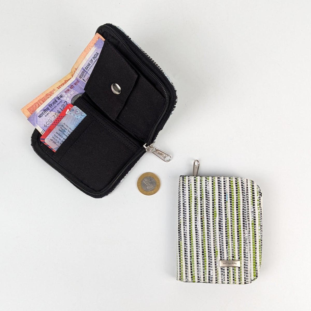 Upcycled Handcrafted D Wallet (DW0926-004)