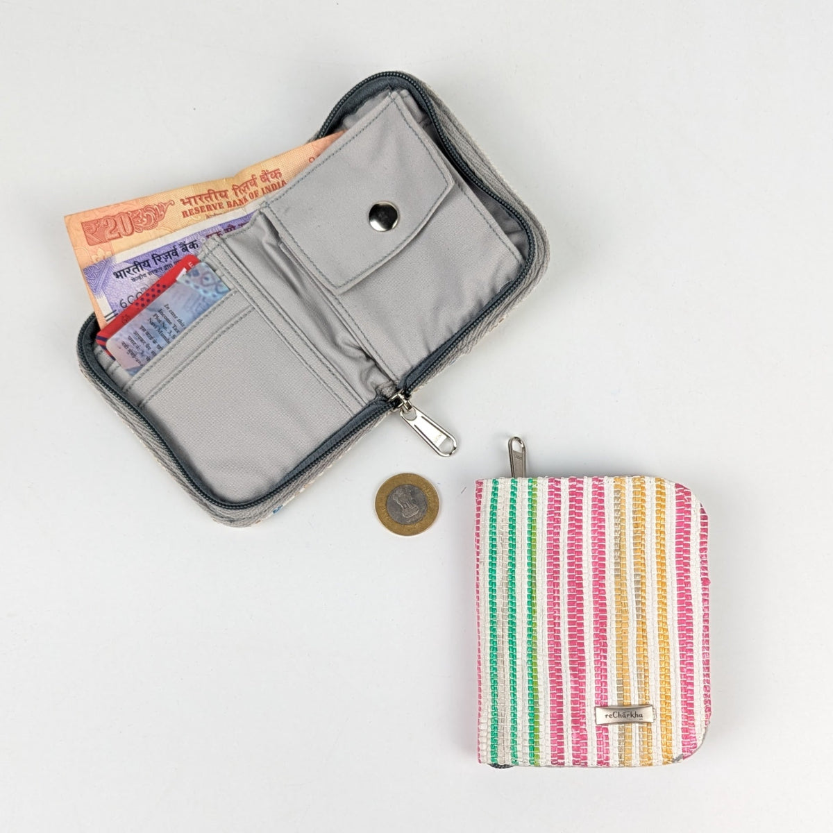 Upcycled Handcrafted D Wallet (DW0926-013)