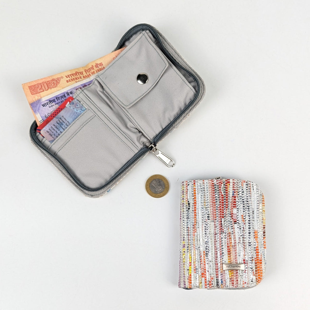 Upcycled Handcrafted D Wallet (DW0926-018)