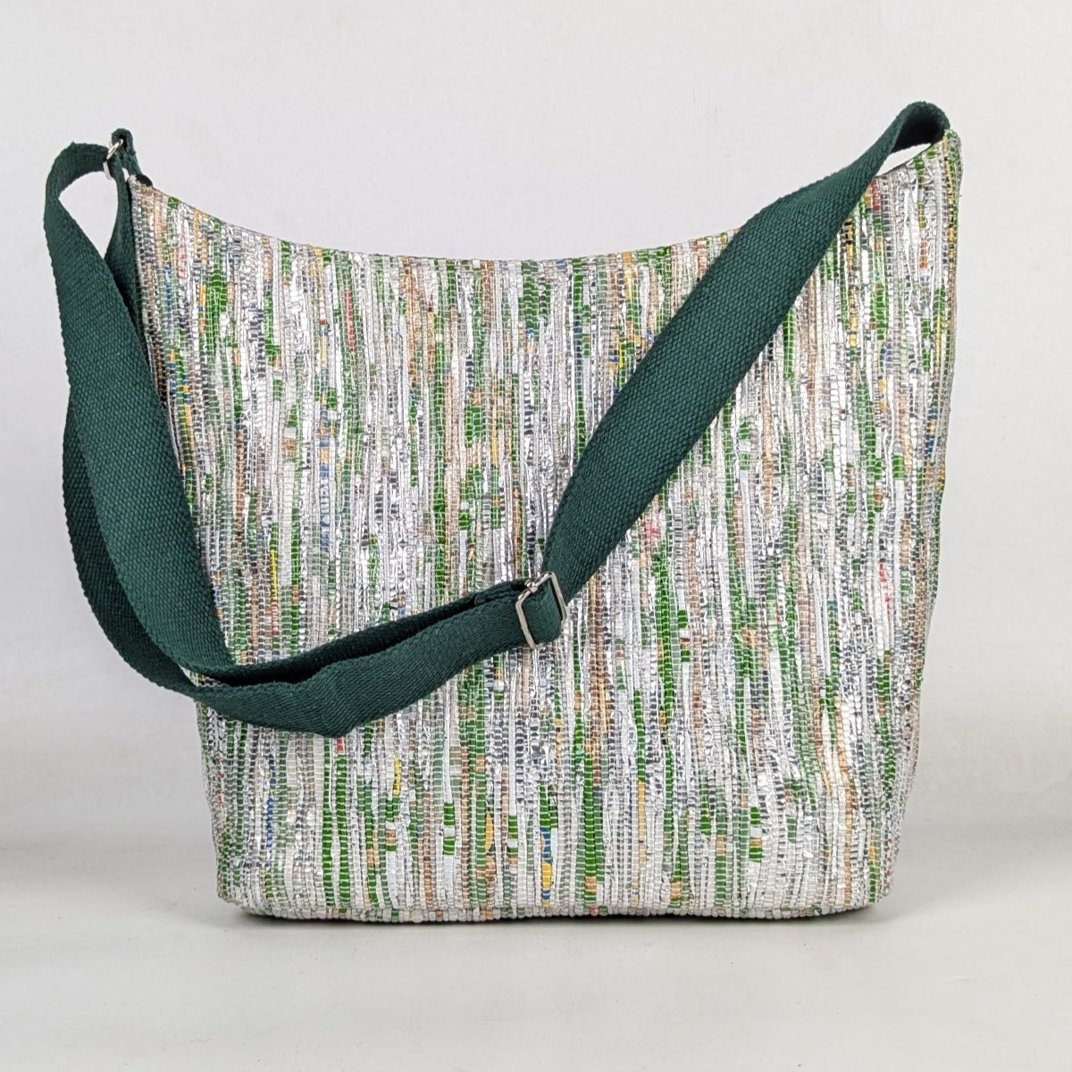 Upcycled Handcrafted Eclipse Jhola Tote (EJ1225-001) PS_W