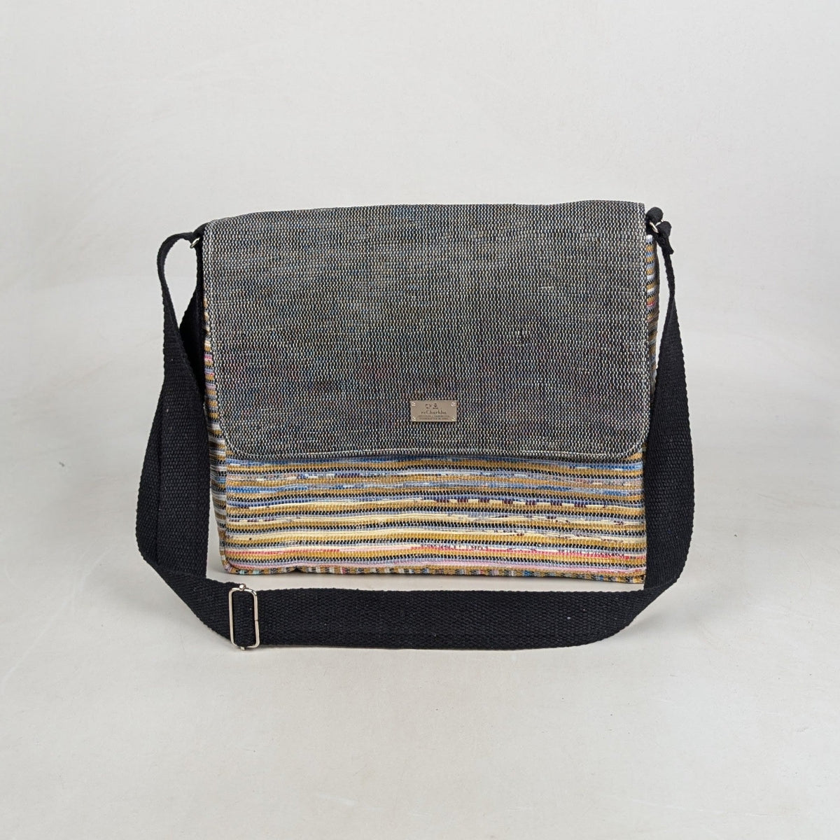 Upcycled Handcrafted Executive Messenger Laptop Bag (MLB0726-010)