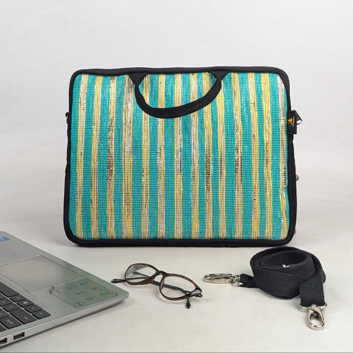 Upcycled Handcrafted Laptop Sleeves 14 inches (LSB140526-006) PS_W