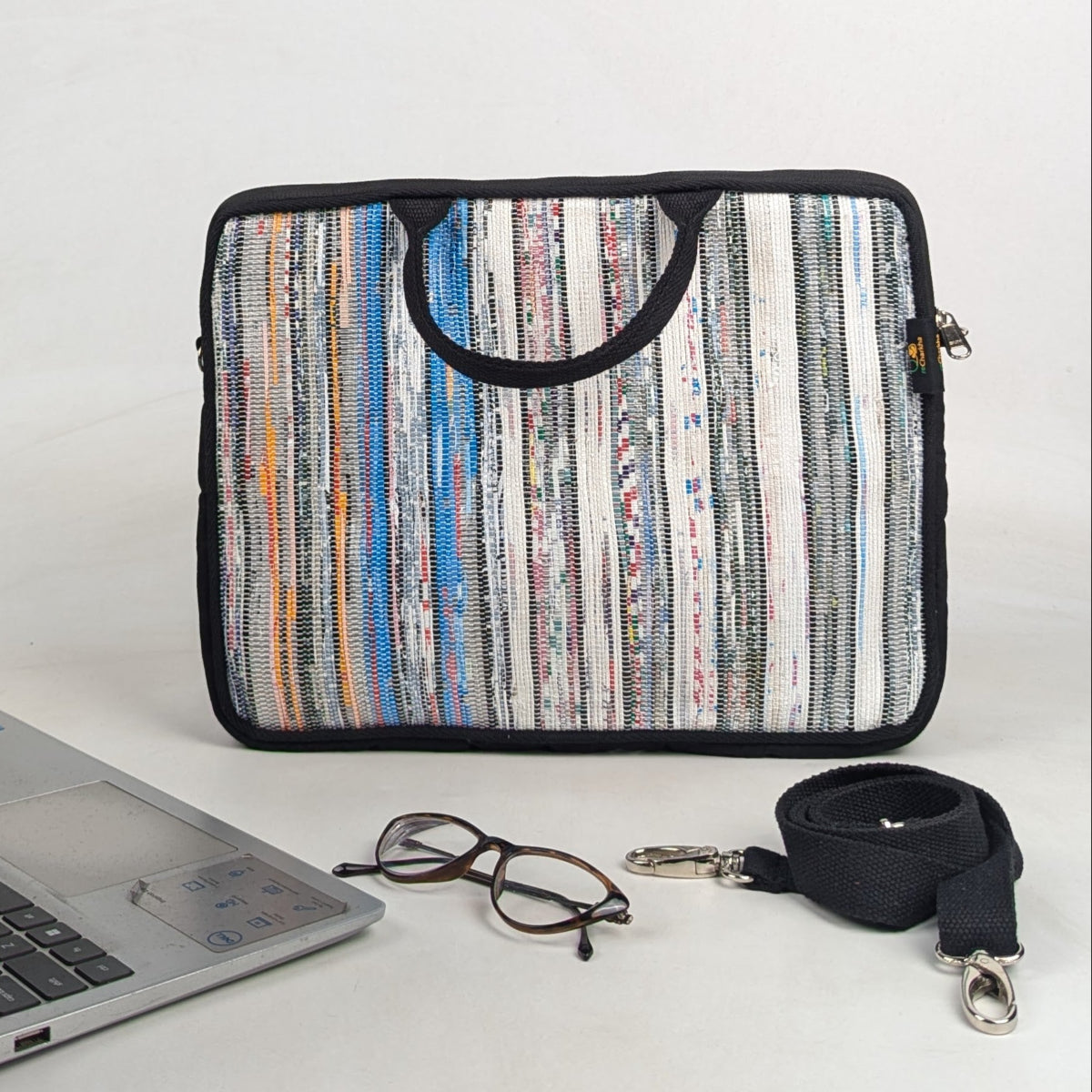 Upcycled Handcrafted Laptop Sleeves 14 inches (LSB140526-008) PS_W
