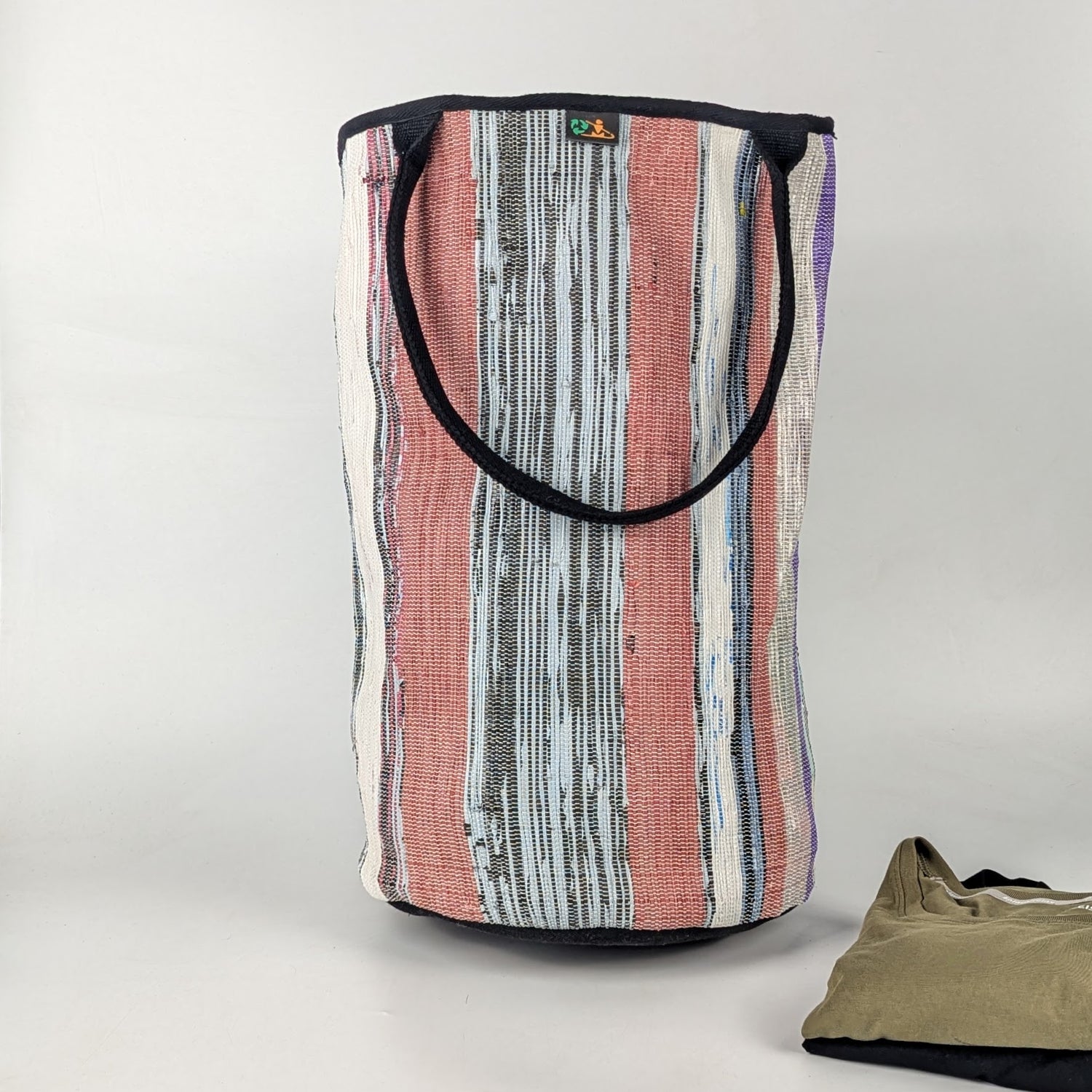 Upcycled Handcrafted Laundry Bag (LBG0525-002) PS_W