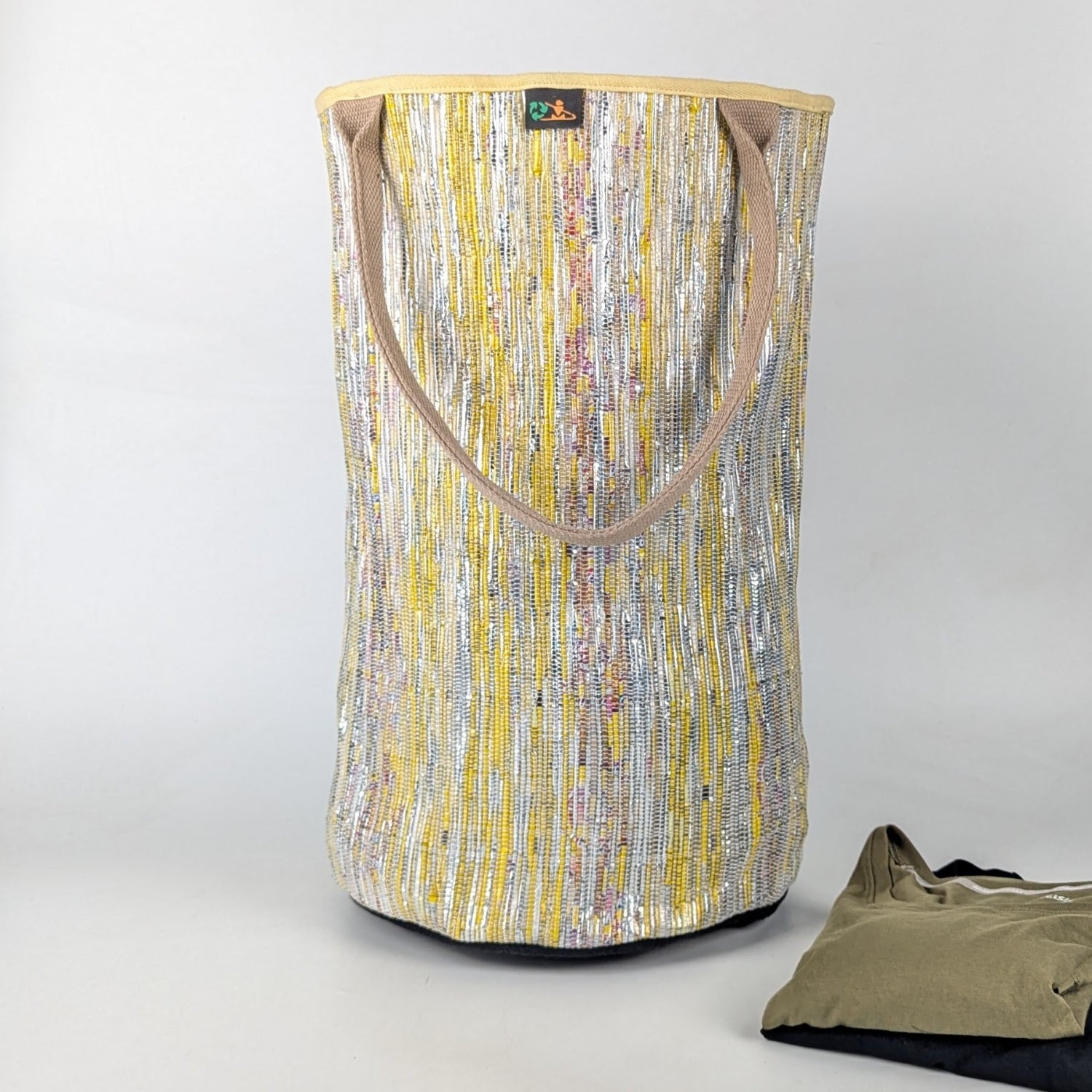 Upcycled Handcrafted Laundry Bag (LBG0525-003) PS_W