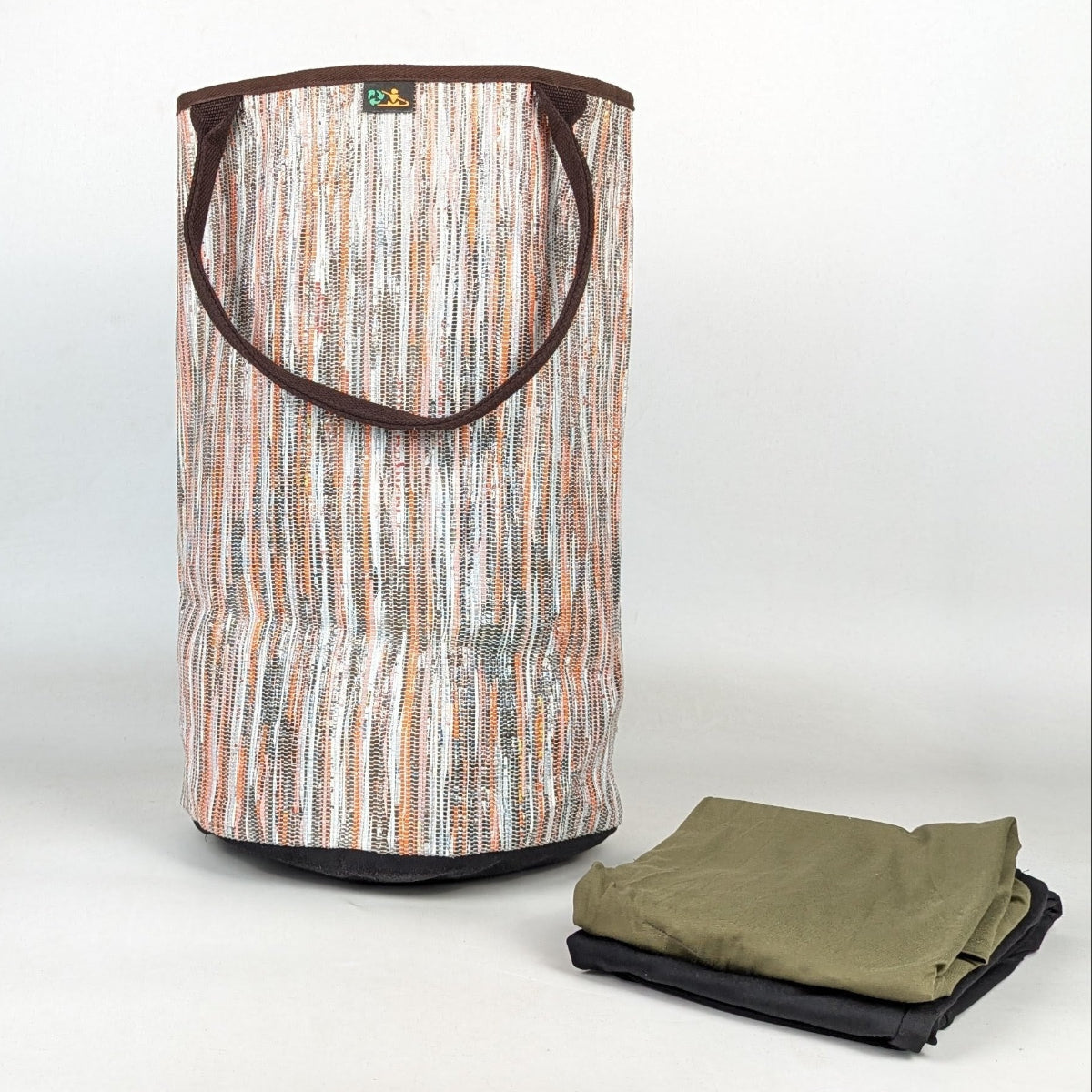 Upcycled Handcrafted Laundry Bag (LBG0426-005) PS_W
