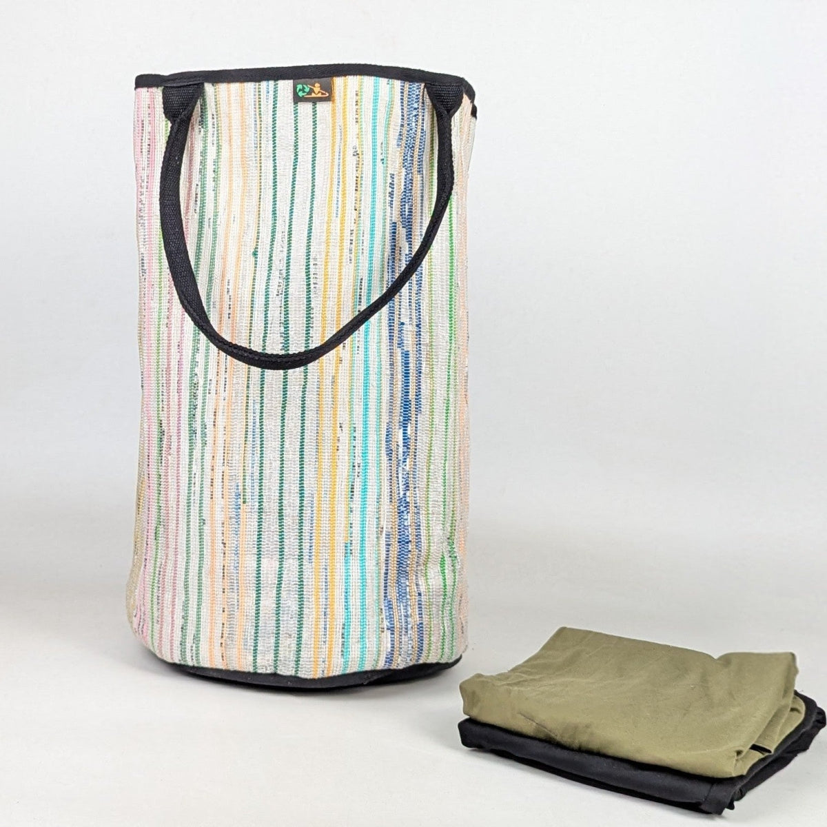 Upcycled Handcrafted Laundry Bag (LBG0426-009) PS_W