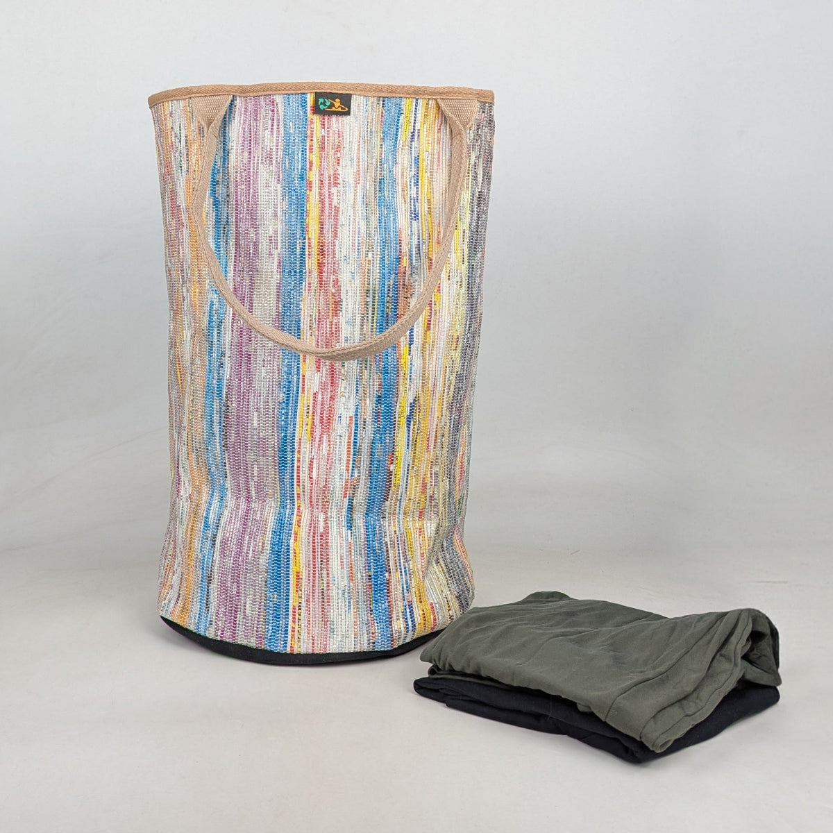 Upcycled Handcrafted Laundry Bag (LBG0626-004) PS_W