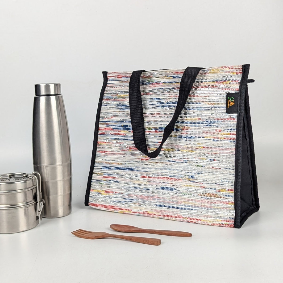 Upcycled Handcrafted Lunch Bag (LB0725-002) PS_W