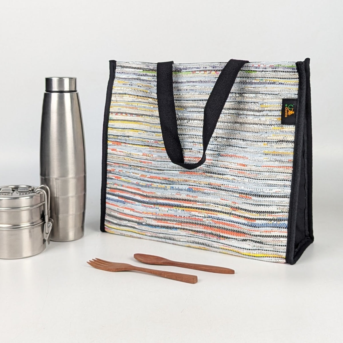 Upcycled Handcrafted Lunch Bag (LB0725-007) PS_W