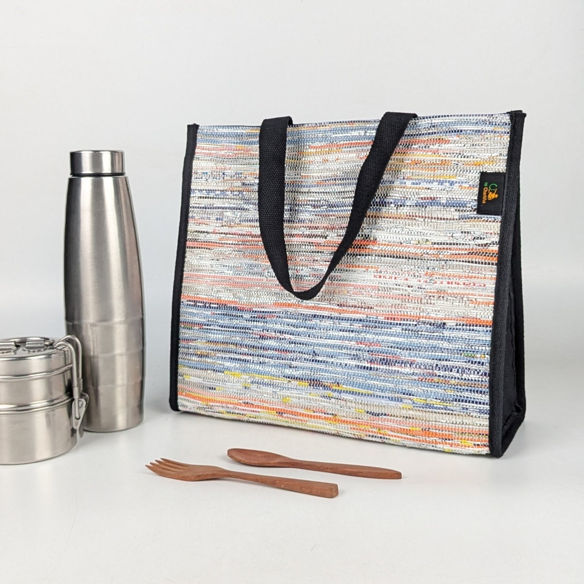 Upcycled Handcrafted Lunch Bag (LB0725-008) PS_W