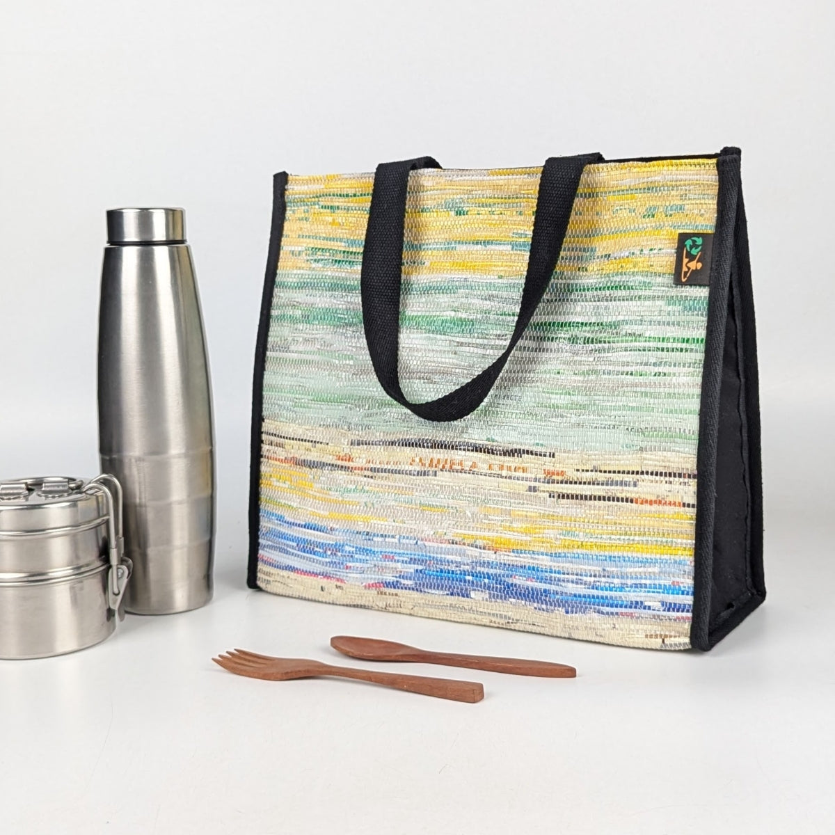Upcycled Handcrafted Lunch Bag (LB0725-009) PS_W