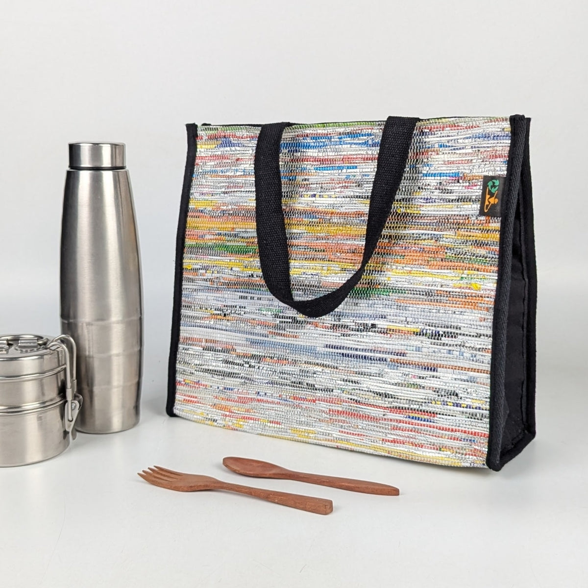 Upcycled Handcrafted Lunch Bag (LB0725-010) PS_W