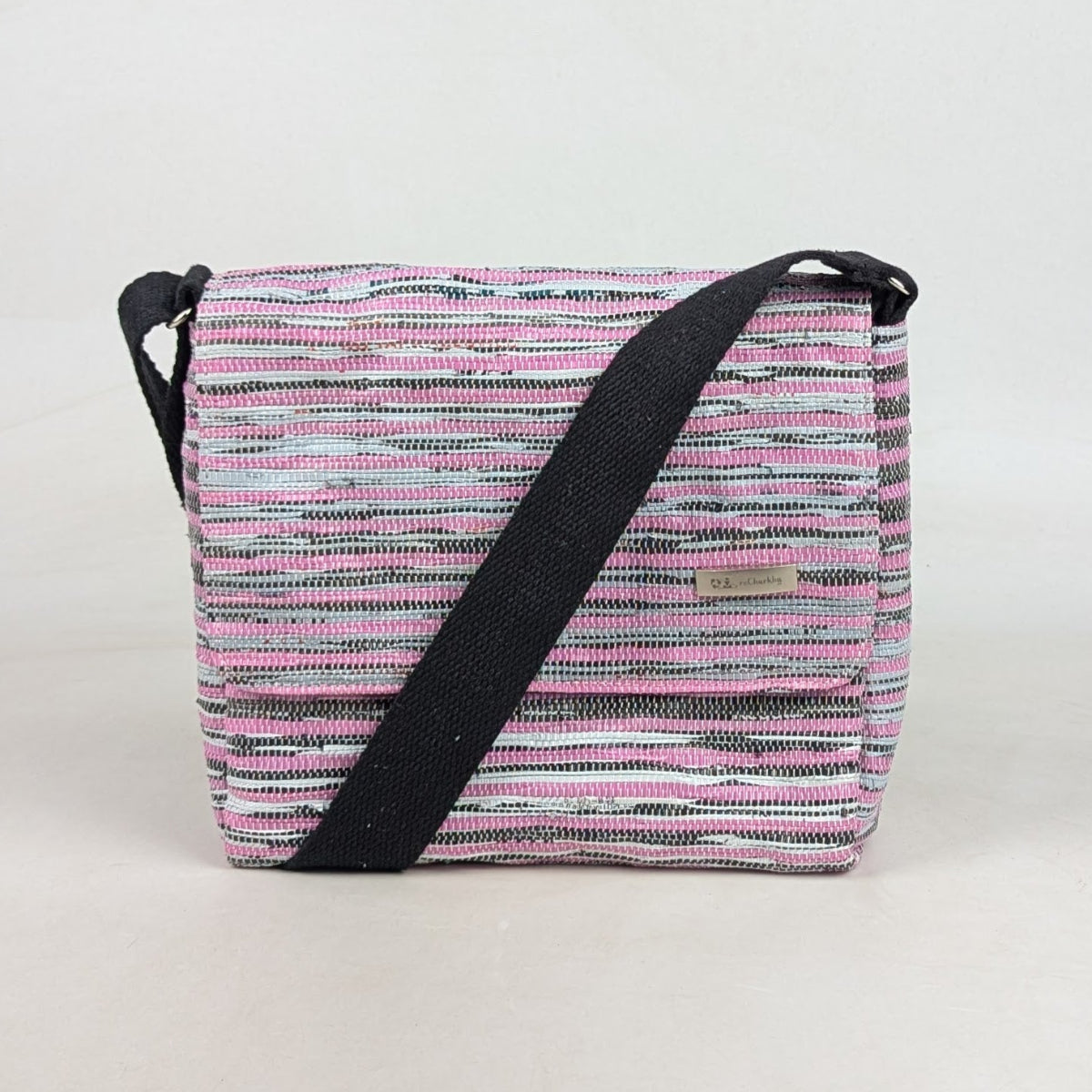 Upcycled Handcrafted Messenger Bag (MB0726-007)