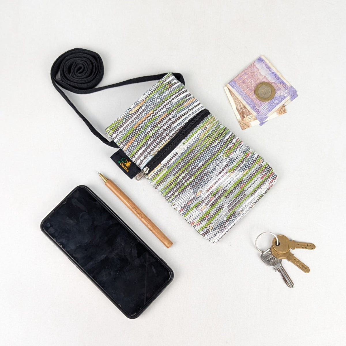 Upcycled Handcrafted Mobile Sling (MSL0626-016) PS_W