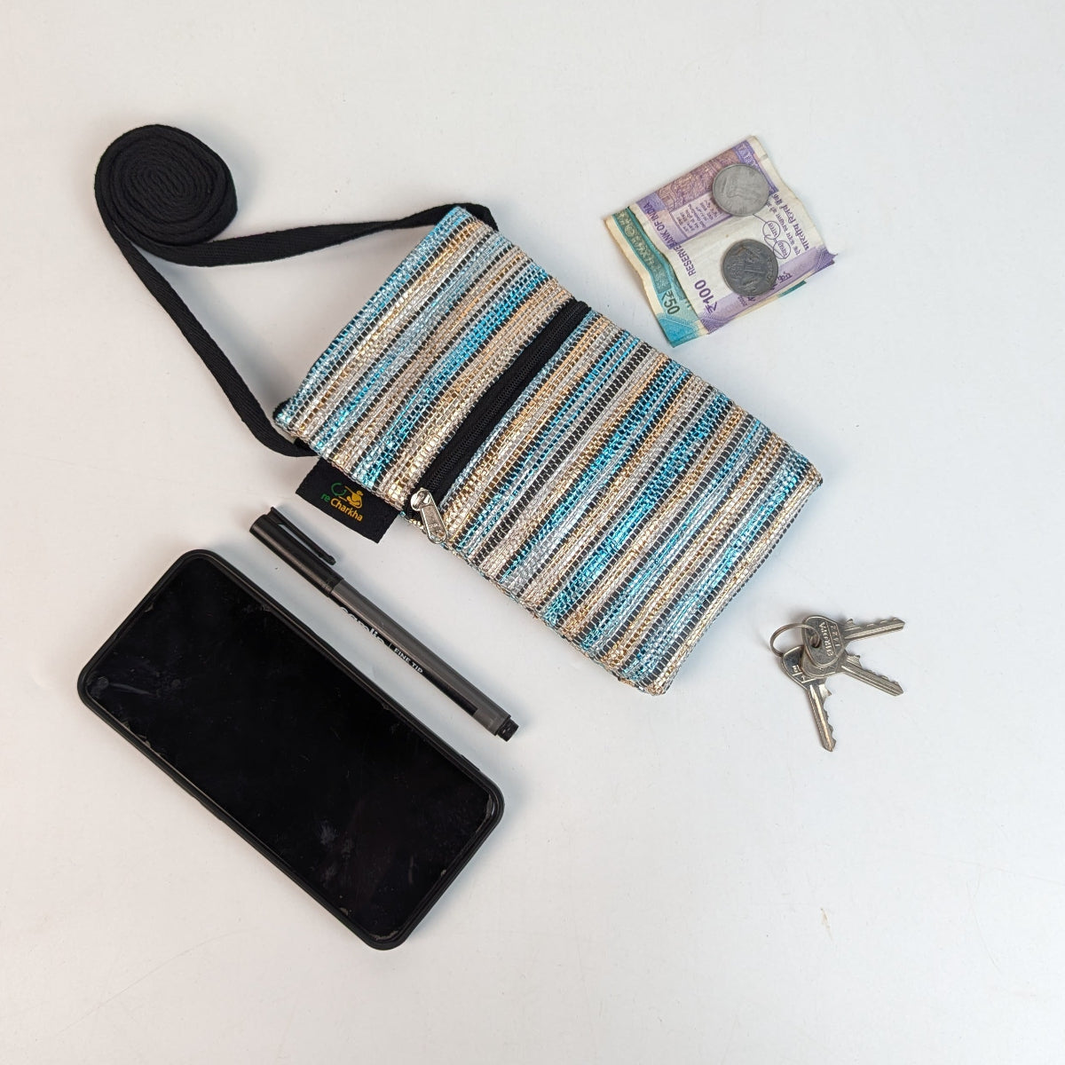 Upcycled Handcrafted Mobile Sling (MSL1026-006)