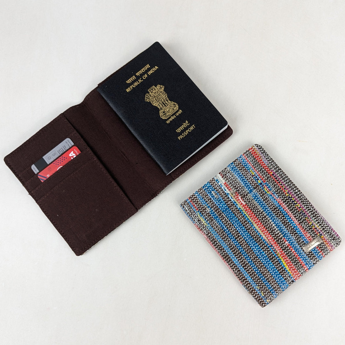 Upcycled Handcrafted Passport Cover (PC0526-013) PS_W