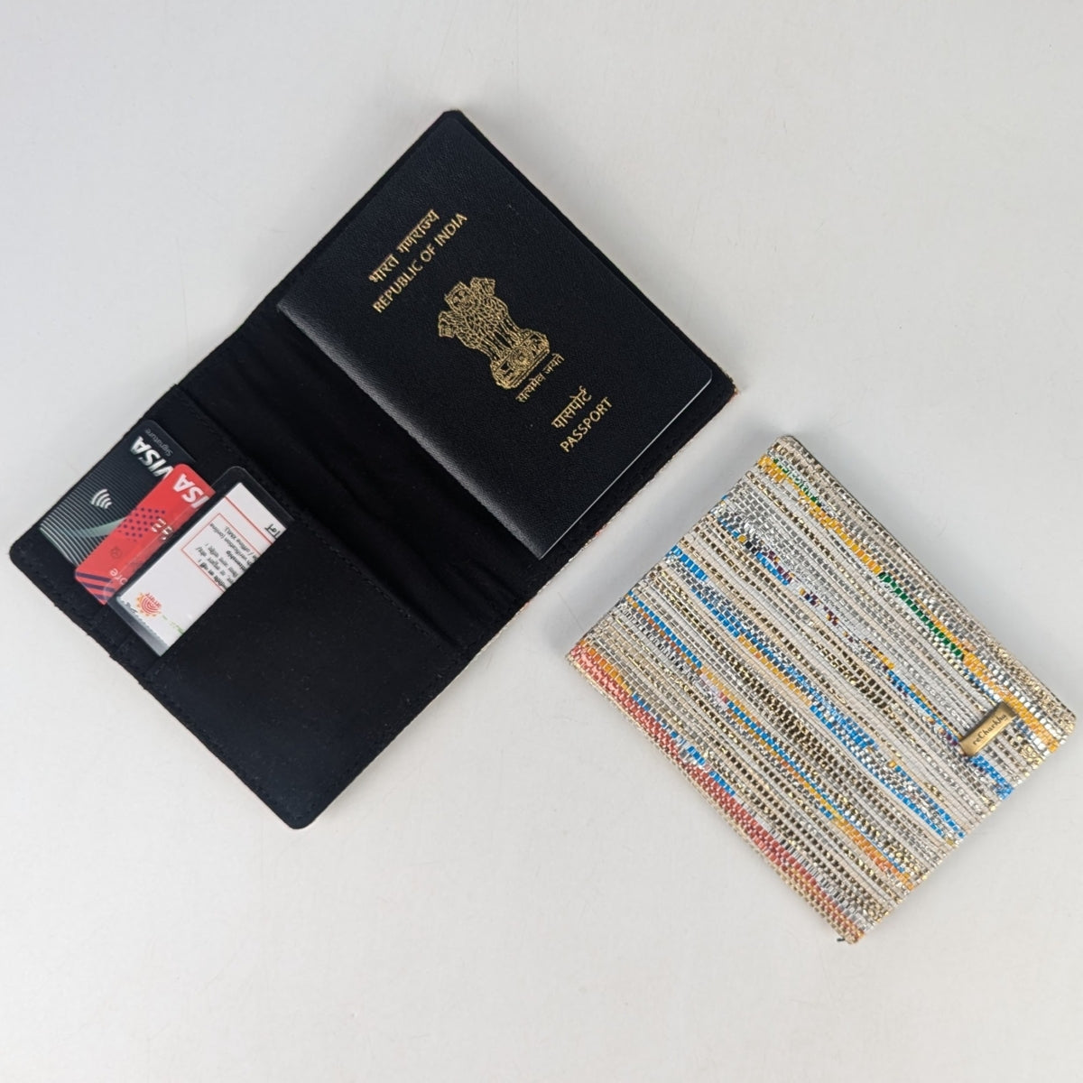 Upcycled Handcrafted Passport Cover (PC0725-010) PS_W