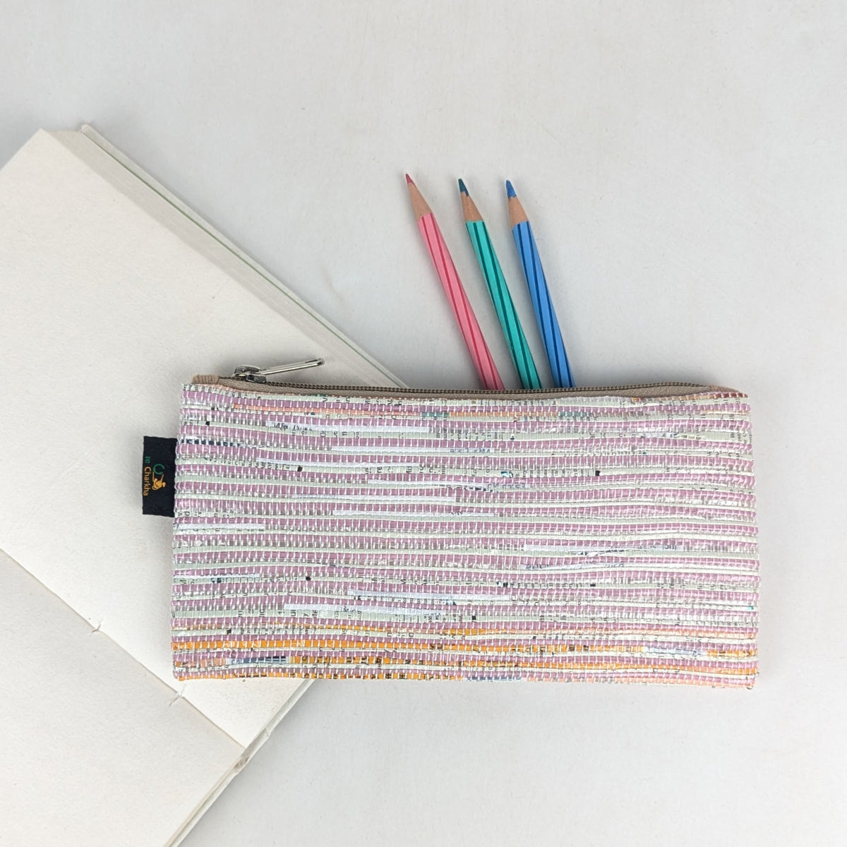Upcycled Handcrafted Pencil Pouch (PP0526-025) PS_W