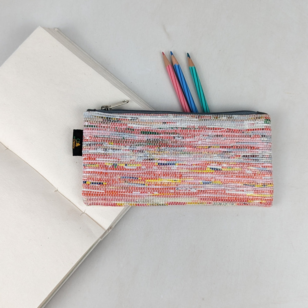 Upcycled Handcrafted Pencil Pouch (PP0626-010) PS_W