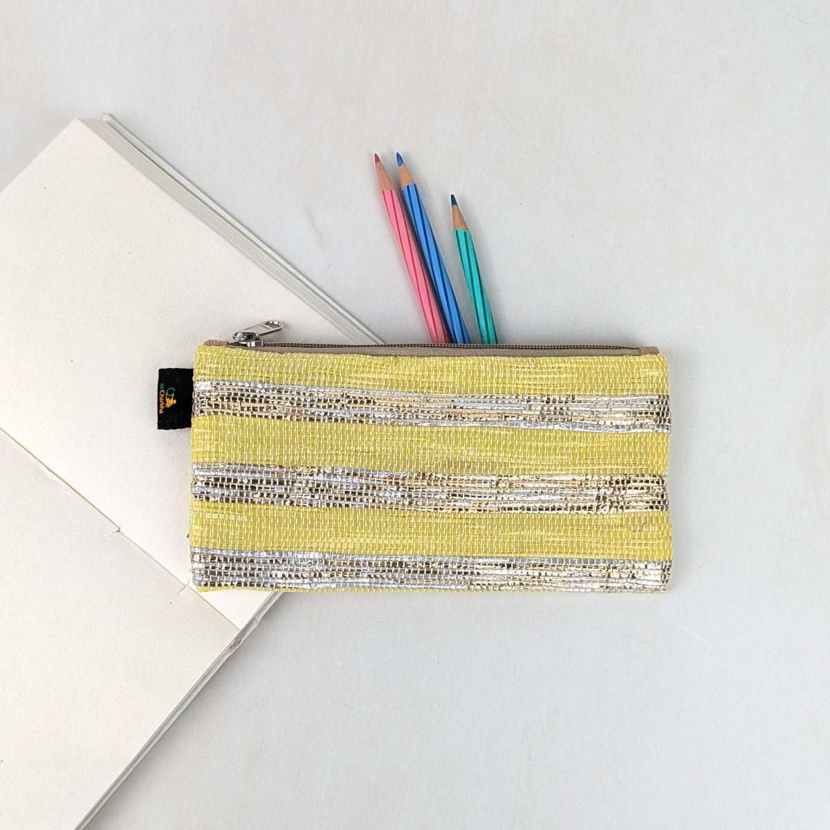 Upcycled Handcrafted Pencil Pouch (PP0626-018)