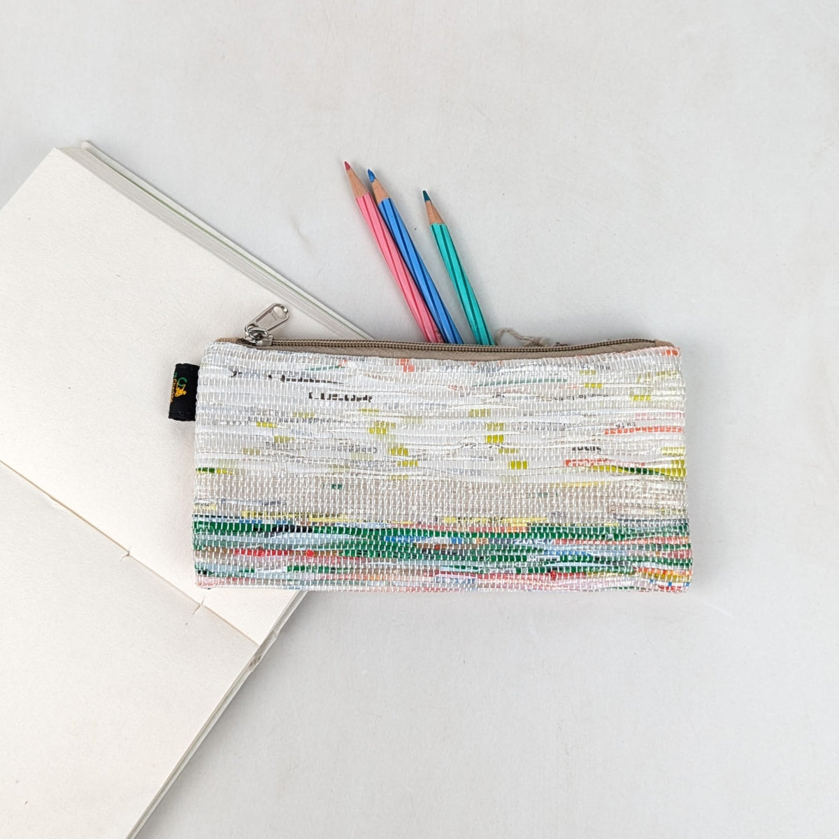 Upcycled Handcrafted Pencil Pouch (PP0626-020)