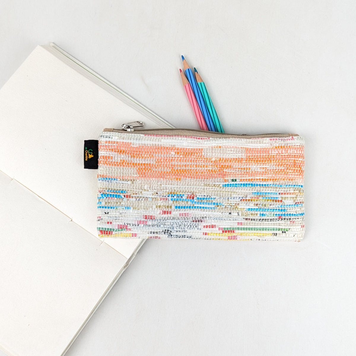 Upcycled Handcrafted Pencil Pouch (PP0626-035)